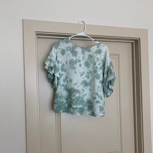 Teal Tye Dye Top
